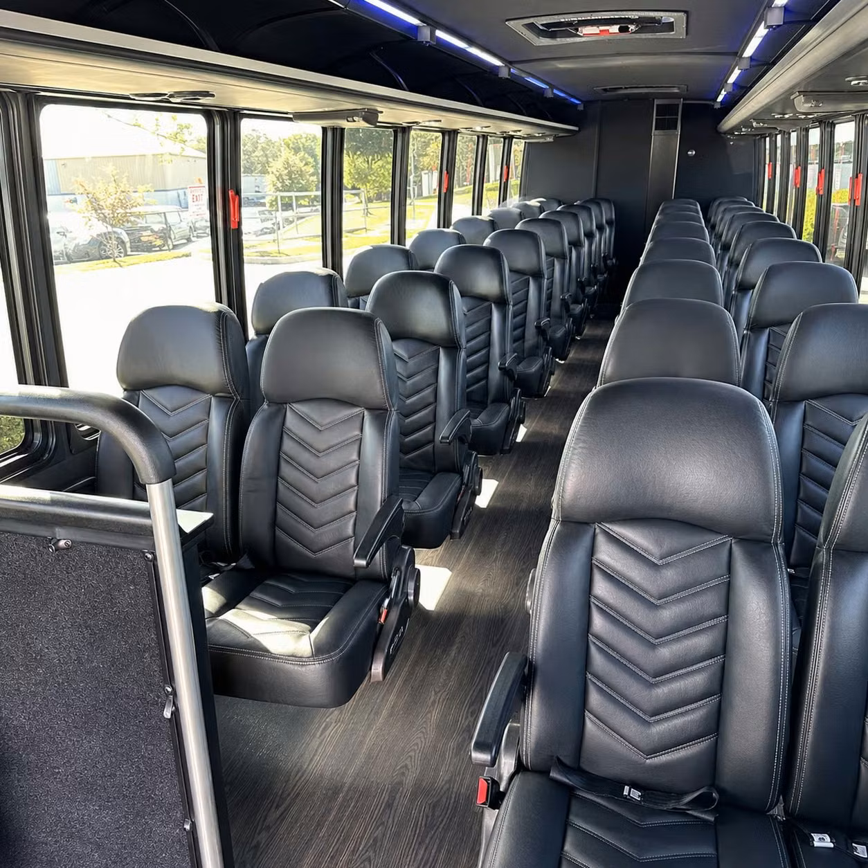 35 passenger minibus inside