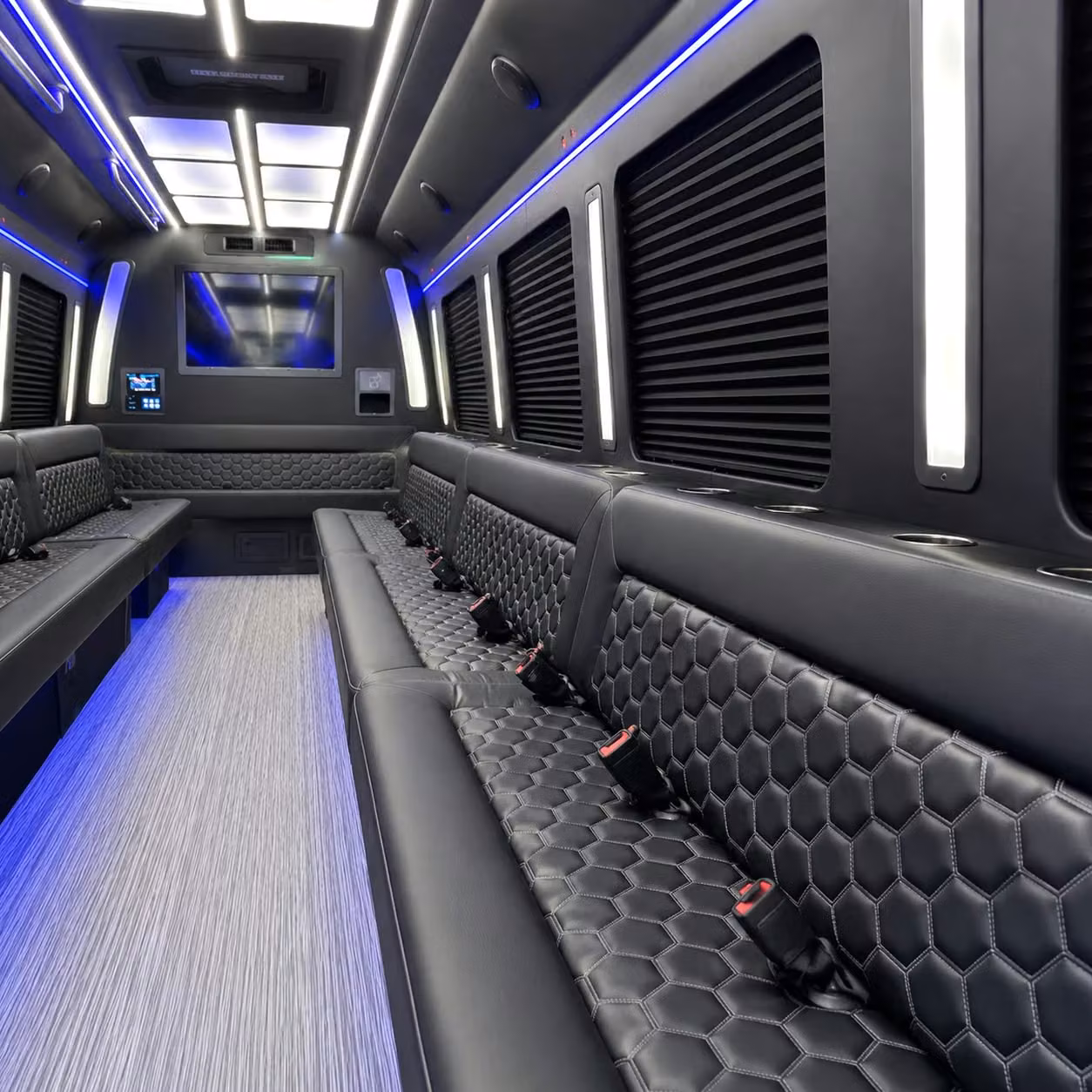 rather than splitting up keep your whole group together on a victorville party bus