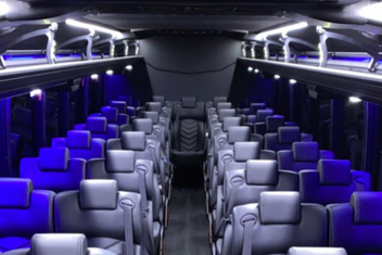 Victorville Charter Bus Interior